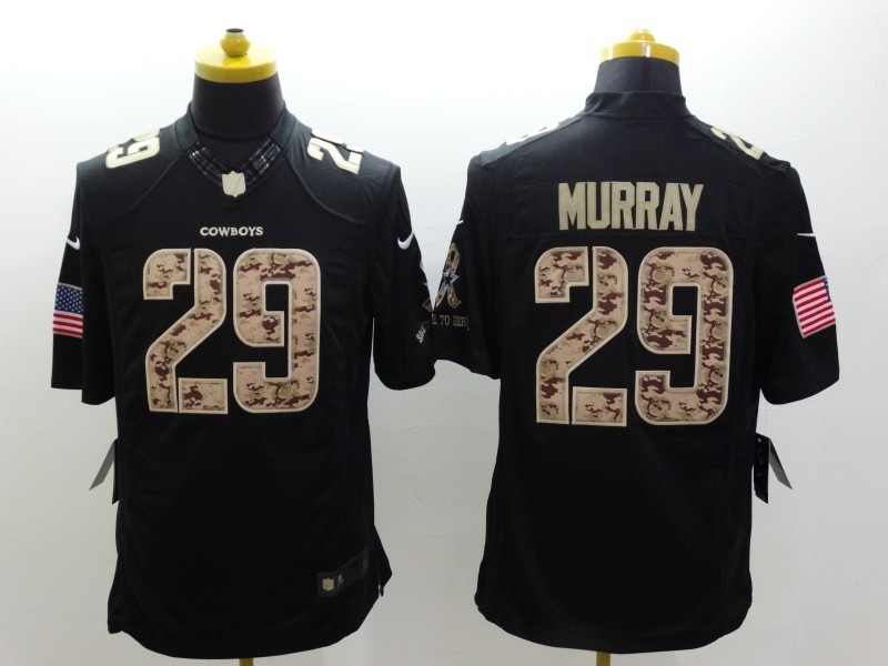 Men's Dallas Cowboys DeMarco Murray #29 Black Jersey
